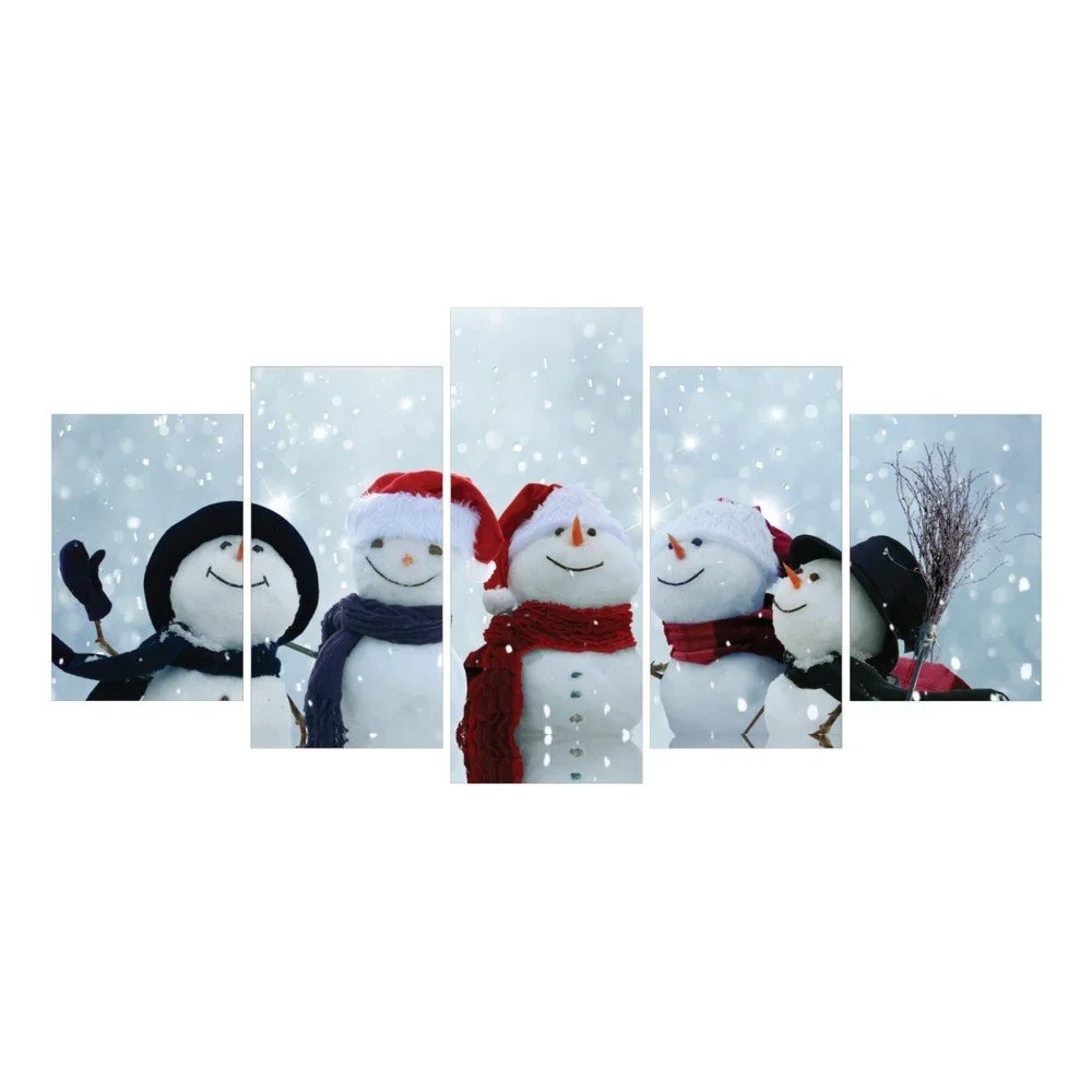 Vícedílný obraz La Maison Des Couleurs Snowmen v:809270