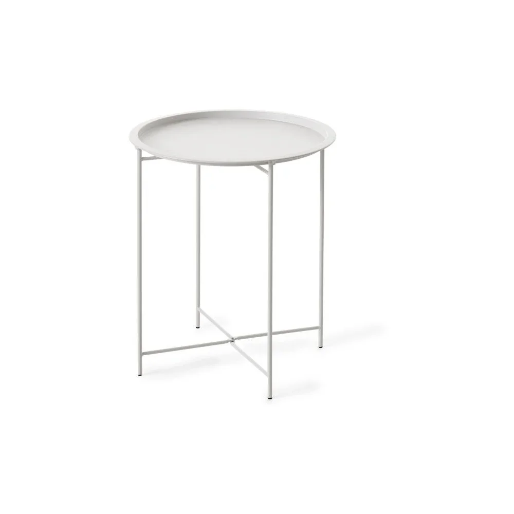 Bílý zahradní stolek Brafab Sangro, ∅ 46 cm v:1078130 Bílý zahradní stolek Brafab Sangro, ∅ 46 cm v:1078130