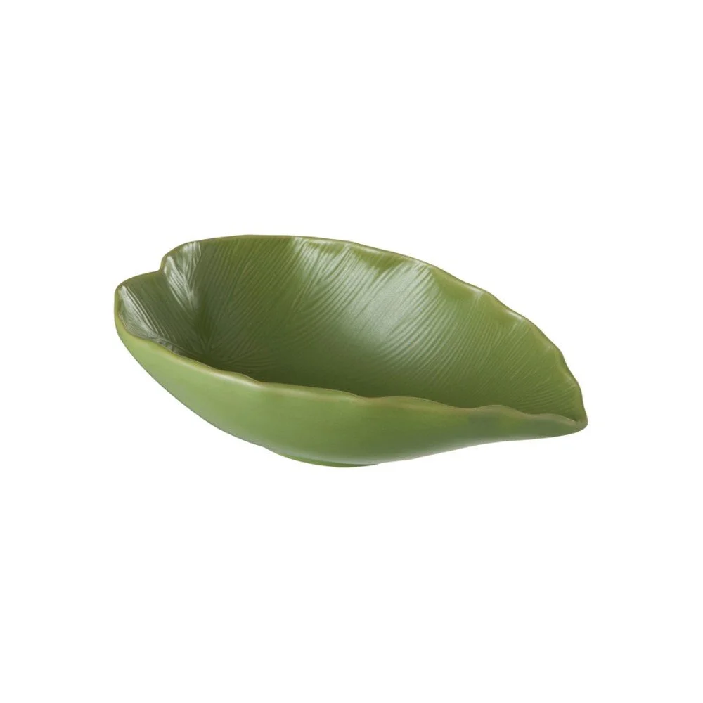 Zelená miska J-Line Leaf v:774310