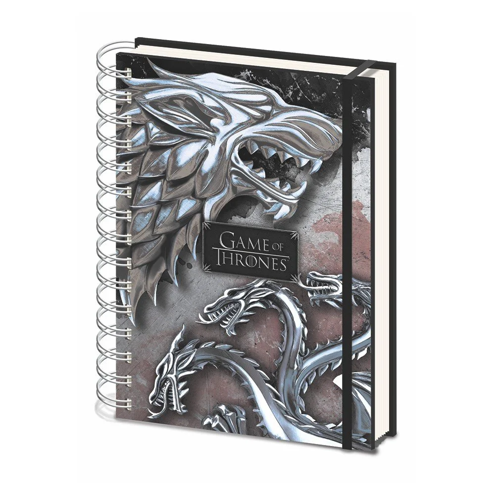 Linkovaný zápisník A5 Pyramid International Game Of Thrones Stark&Targaryen, 80 stran v:1110572