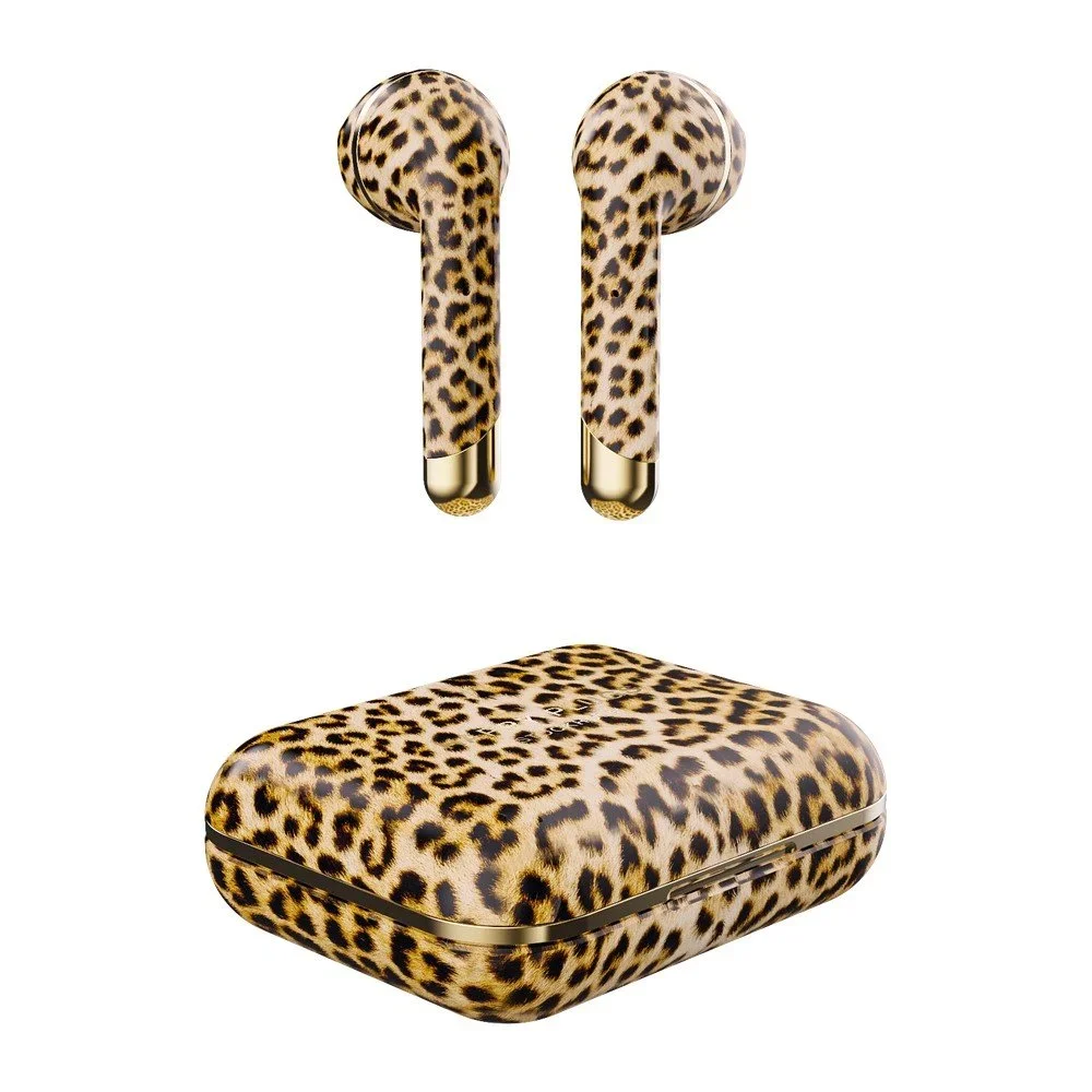 Bezdrátová sluchátka s krabičkou Happy Plugs Air 1 Leopard v:1313312 Bezdrátová sluchátka s krabičkou Happy Plugs Air 1 Leopard v:1313312