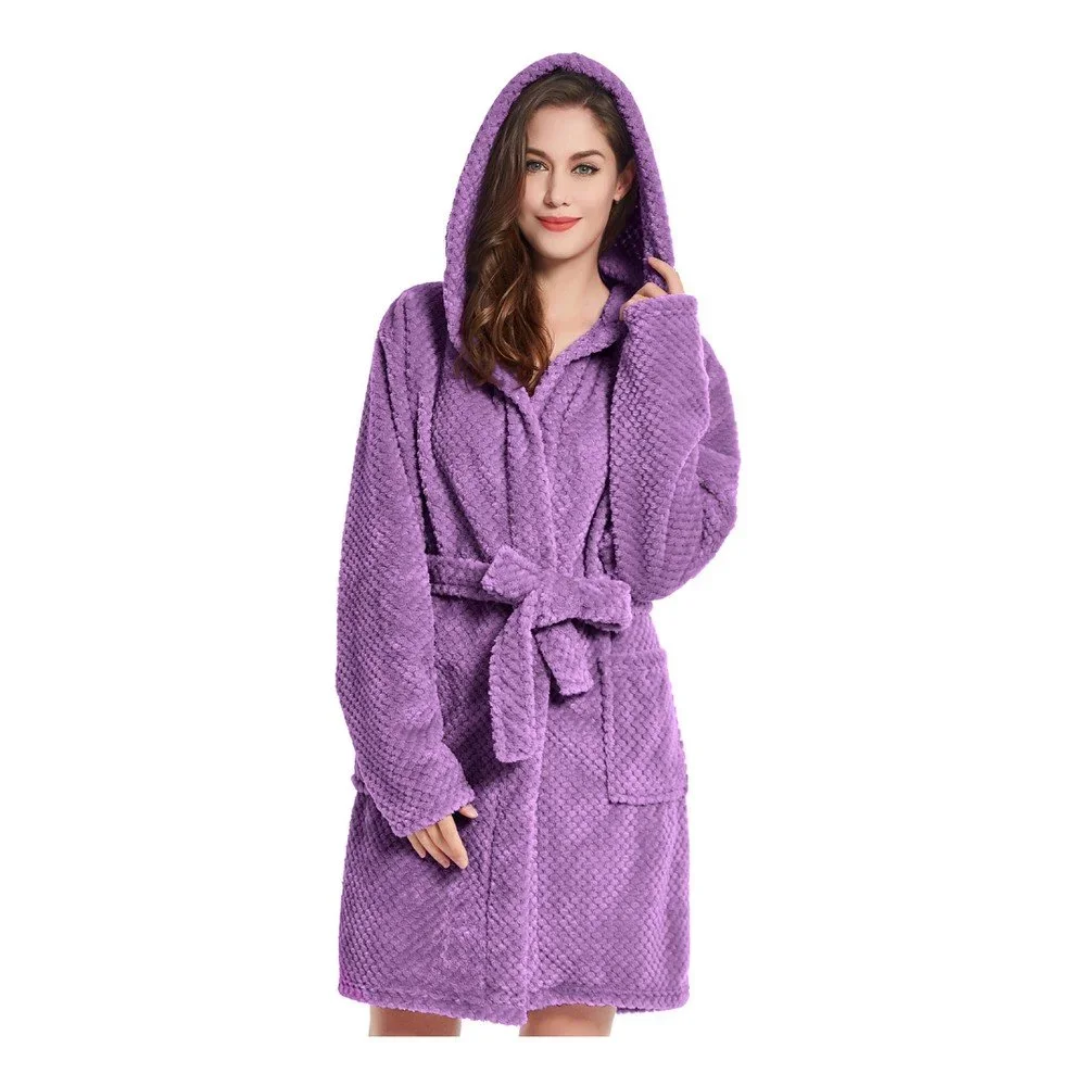 Fialový unisex župan z mikrovlákna DecoKing Sleepyhead, velikost XXXL v:1189178