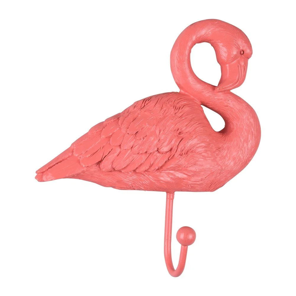 Korálově růžový věšák Leitmotiv Flamingo v:1367921