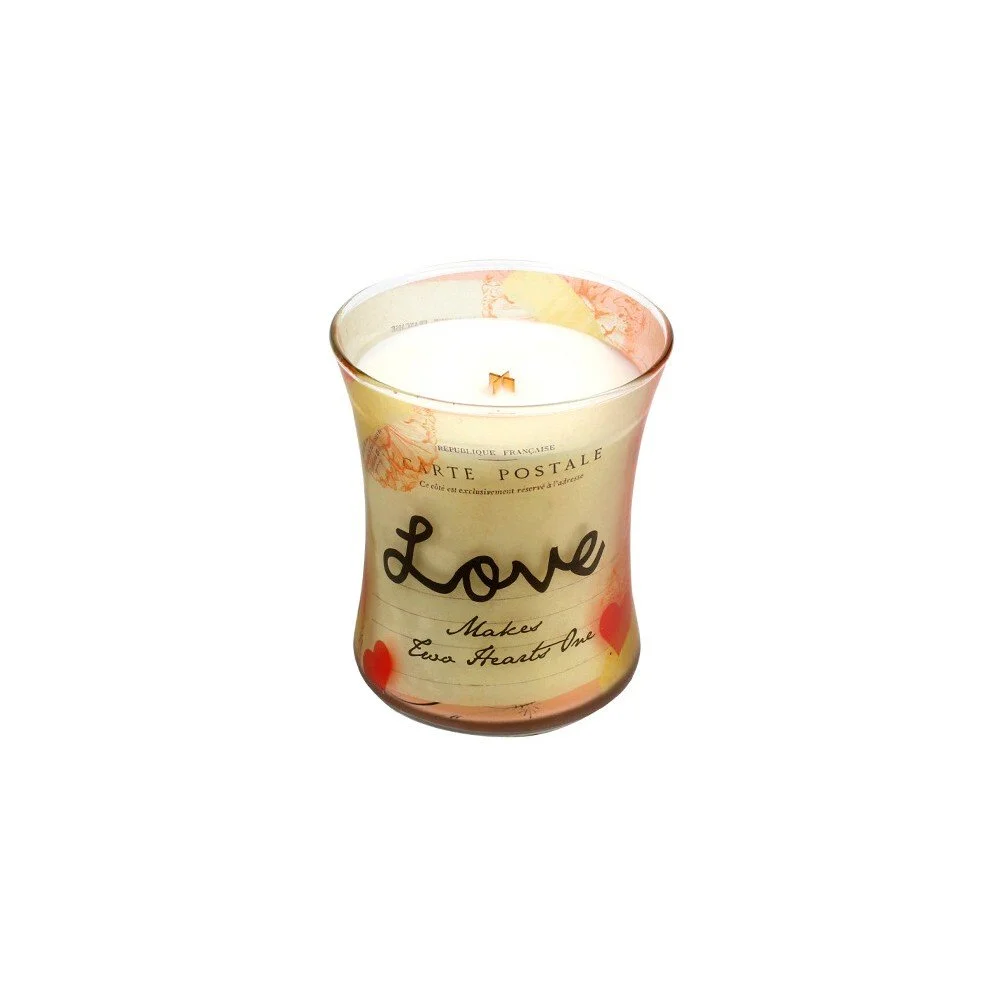 Svíčka s vůní vanilky WoodWick Love, doba hoření 60 hodin v:955248