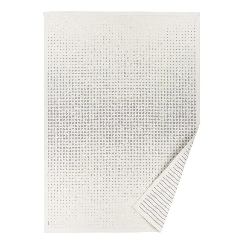 Bílý vzorovaný oboustranný koberec Narma Helme, 140 x 200 cm v:874908