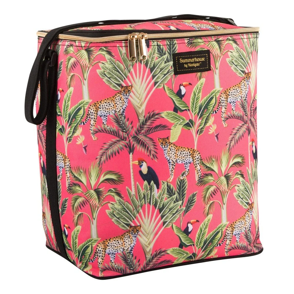 Chladící taška s tropickým potiskem Navigate Cheetah Coral, 15 l v:1328658