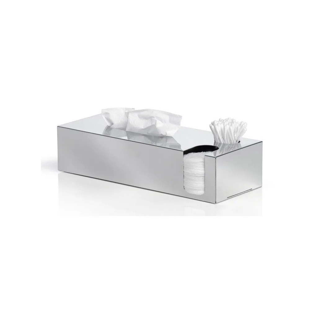 Lesklý nerezový box na hygienické potřeby Blomus Areo v:925736