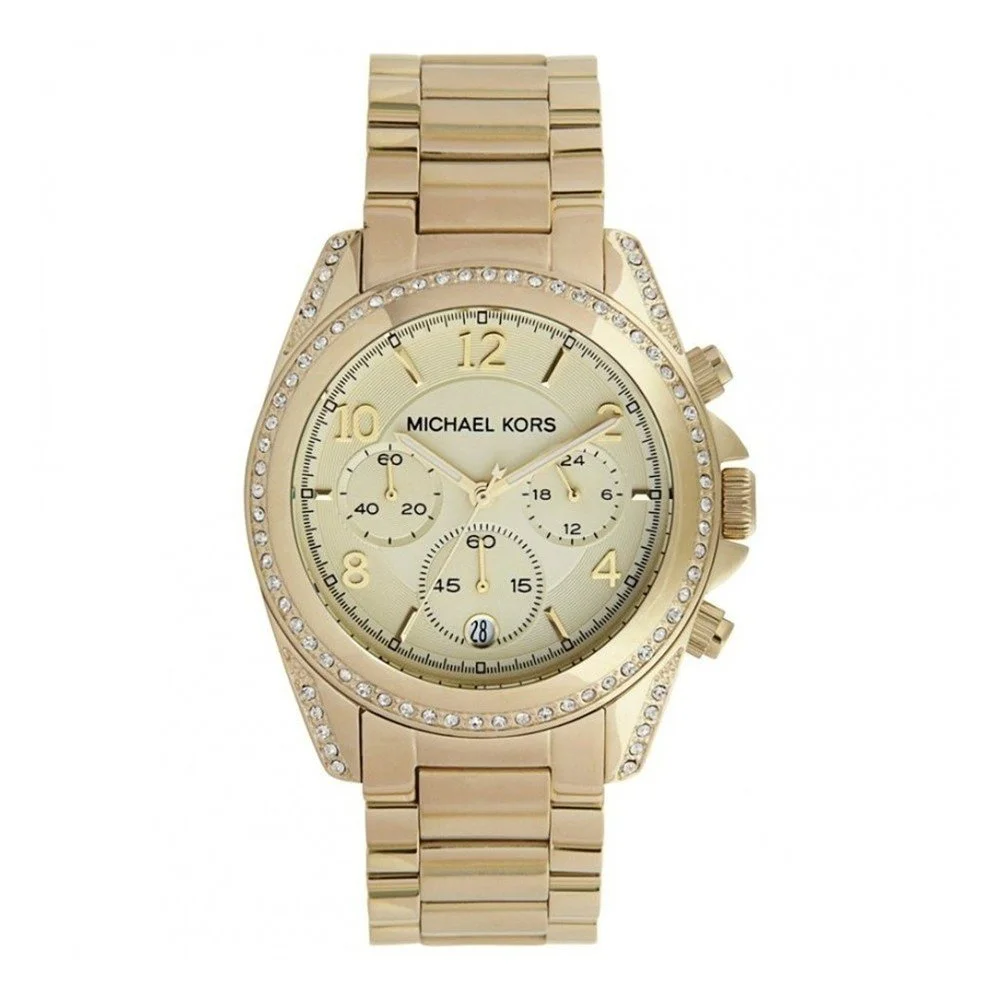 Dámské hodinky ve zlaté barvě Michael Kors Blair v:735942