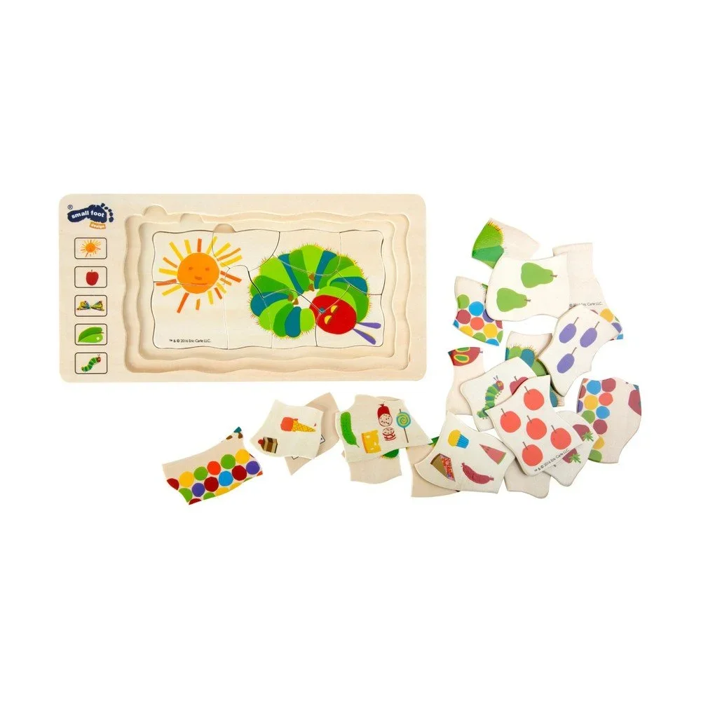 Dětské dřevěné puzzle Legler The Very Hungry Caterpillar v:1277616