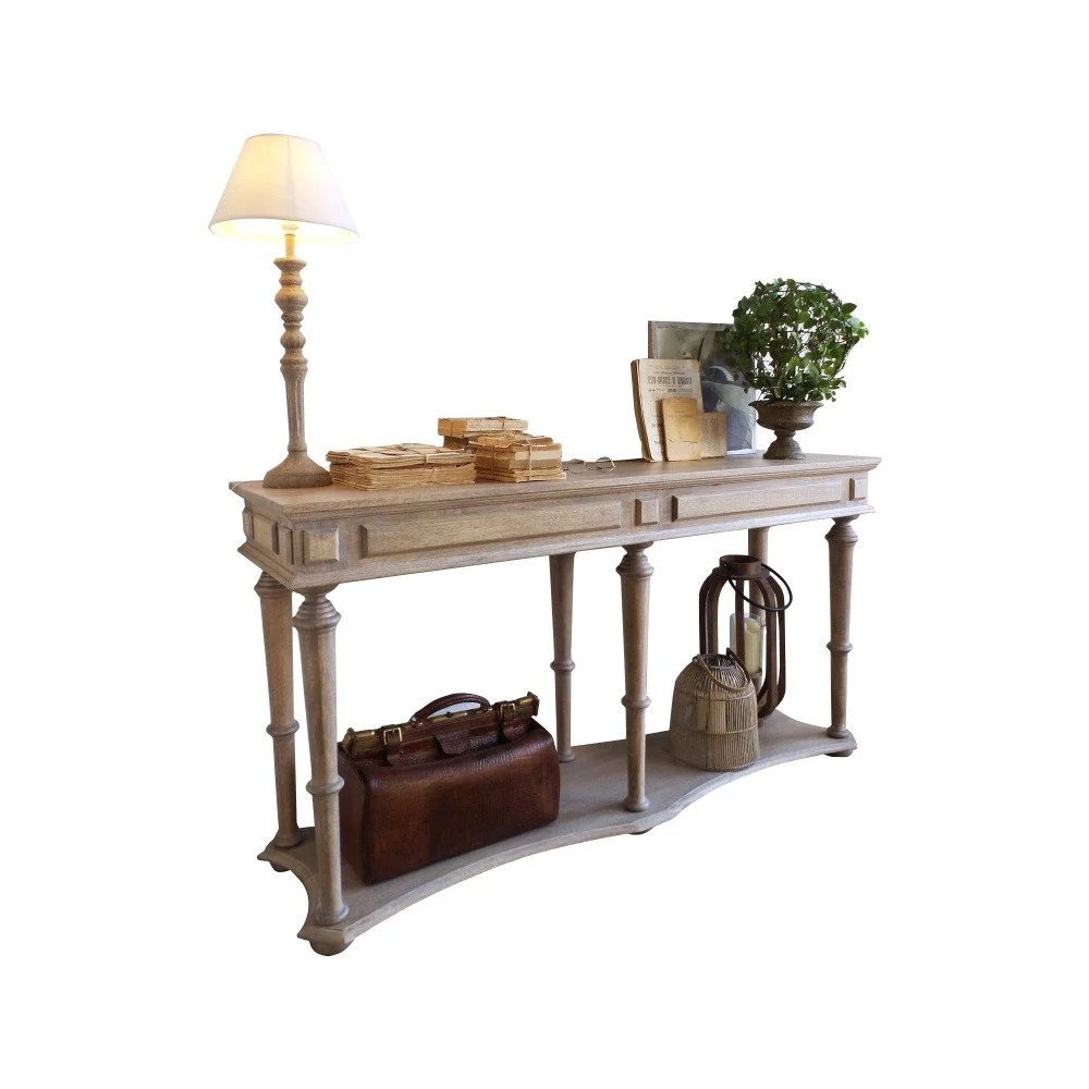 Odkládací stolek z mangového dřeva Orchidea Milano Natural, délka 160 cm v:907518