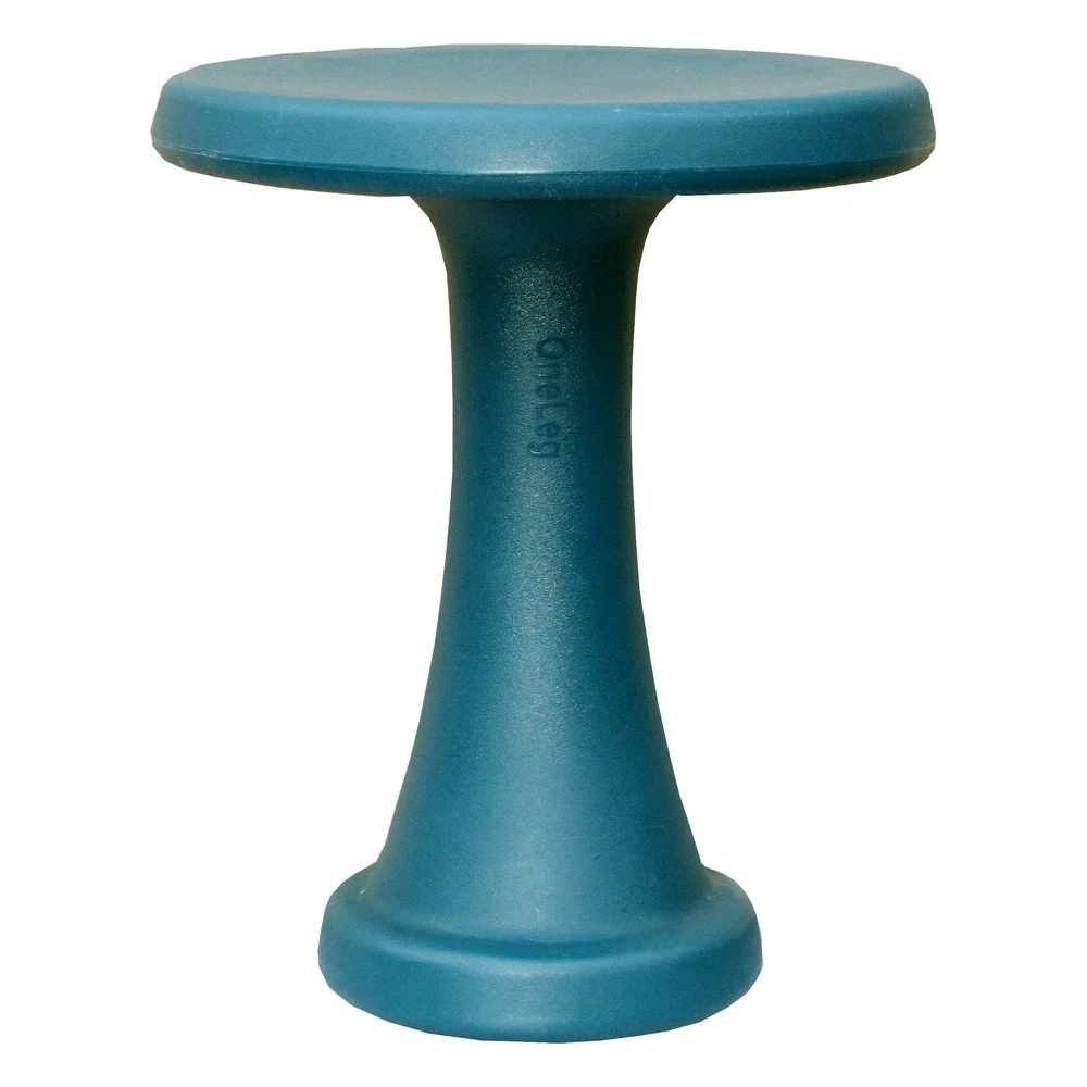 Zelenomodrá stolička OneLeg, 32cm v:714988