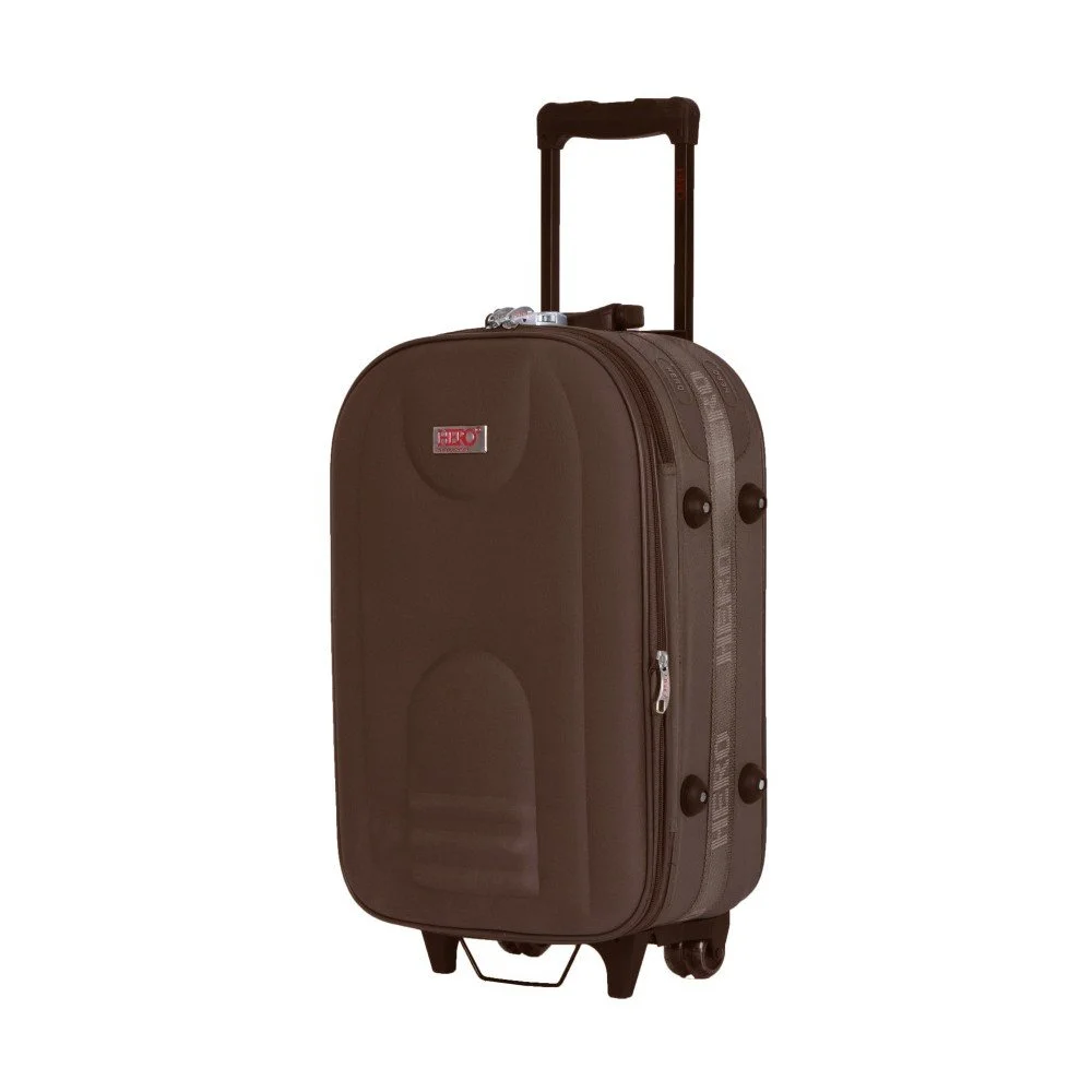 Hnědý kufr na kolečkách Hero Airplane, 26 l v:1000510