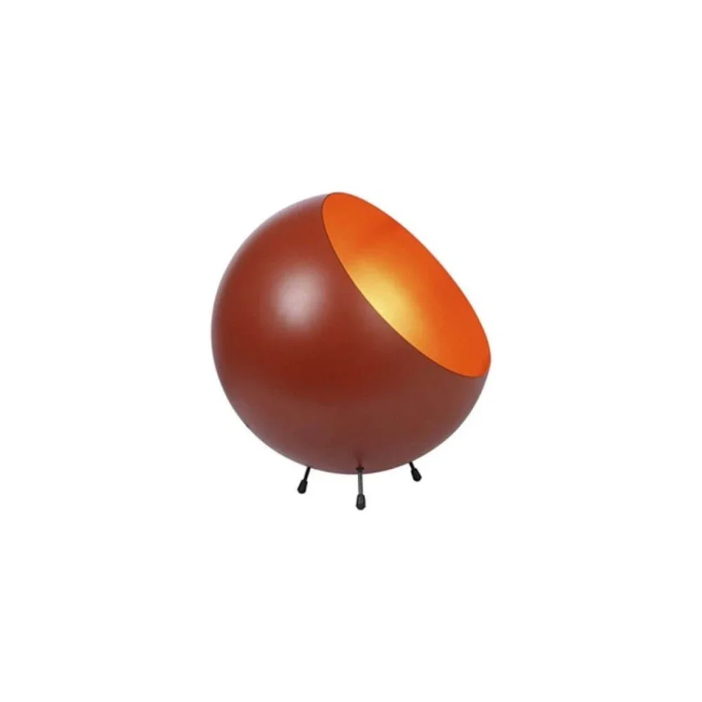 Stolní lampa v terakotově červené černé barvě Leitmotiv Bell v:1332640