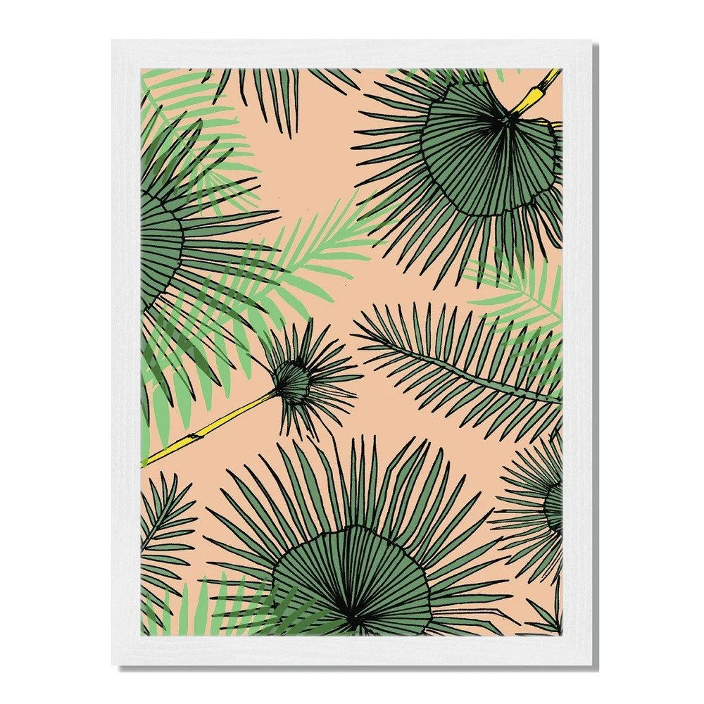 Obraz v rámu Liv Corday Scandi Fantasy Leaves, 30 x 40 cm v:885824