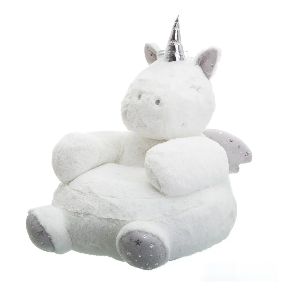 Bílý puf ve tvaru jednorožce Unimasa Unicorn v:1245948