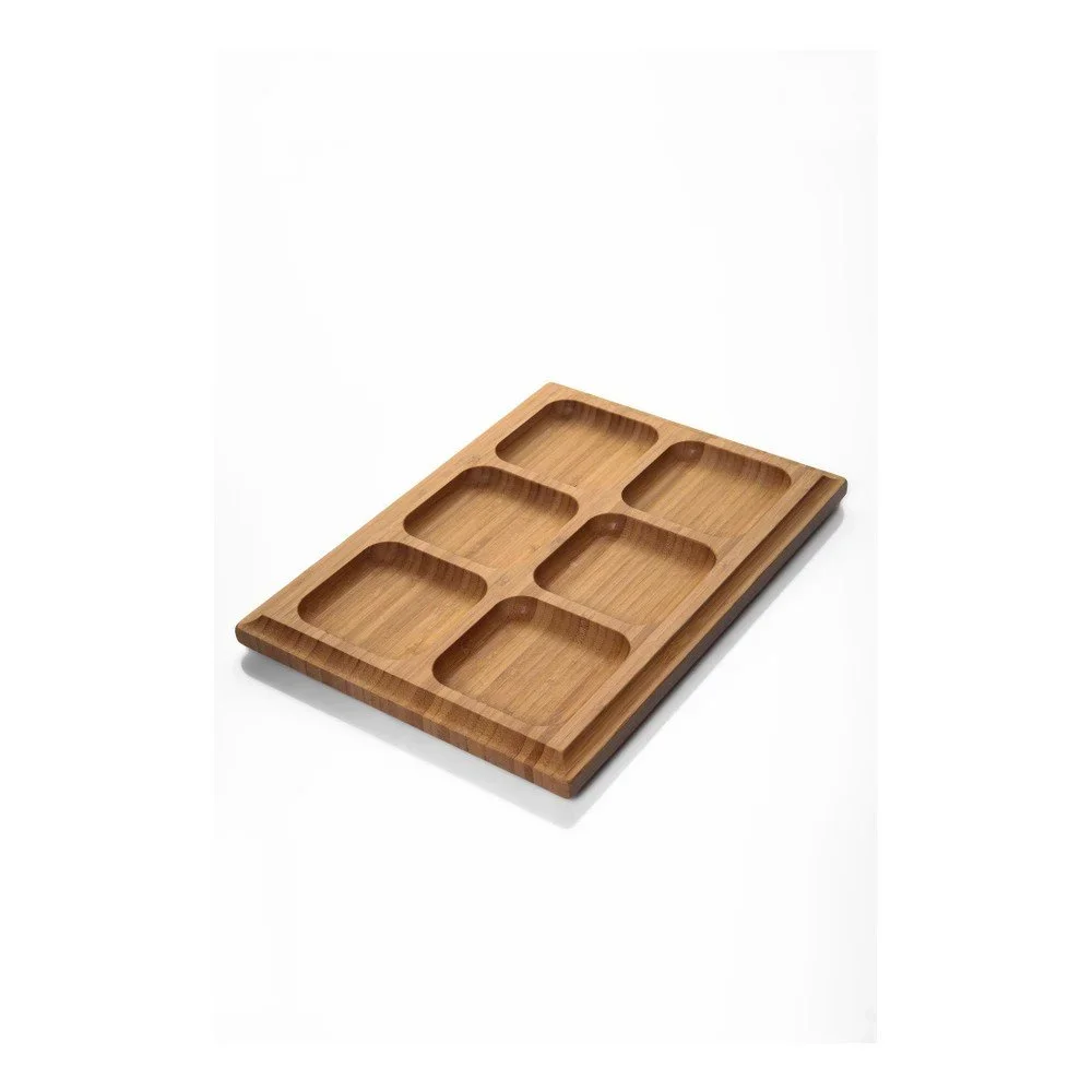Bambusový servírovací podnos Bambum Snack v:743674