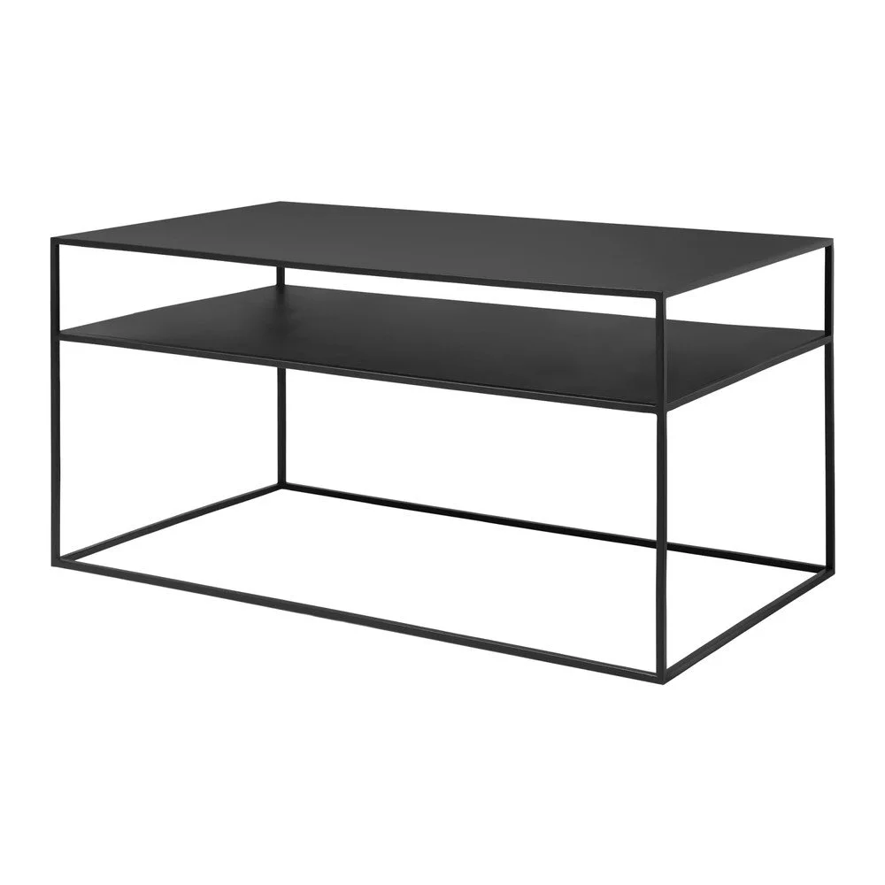 Černý kovový konferenční stolek 50x90 cm Fera – Blomus v:1555304