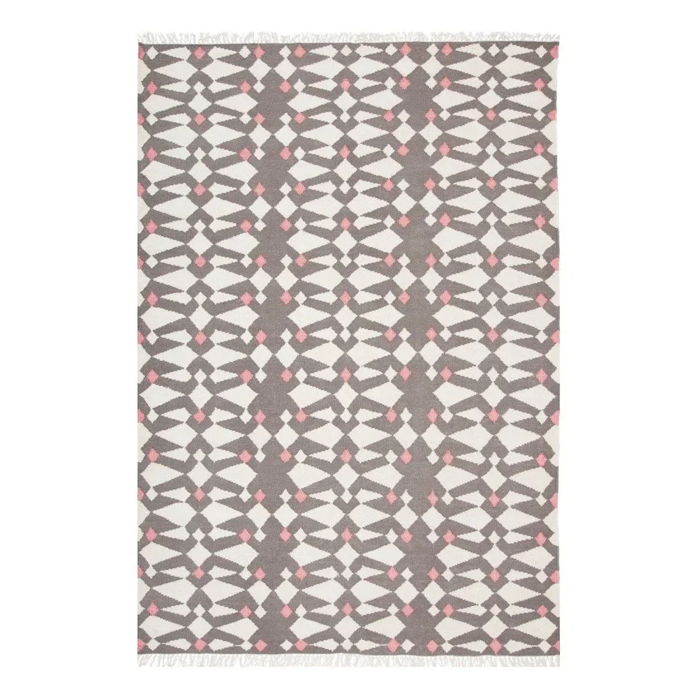Šedý ručně tkaný vlněný koberec Linie Design Andria, 170 x 240 cm v:810066