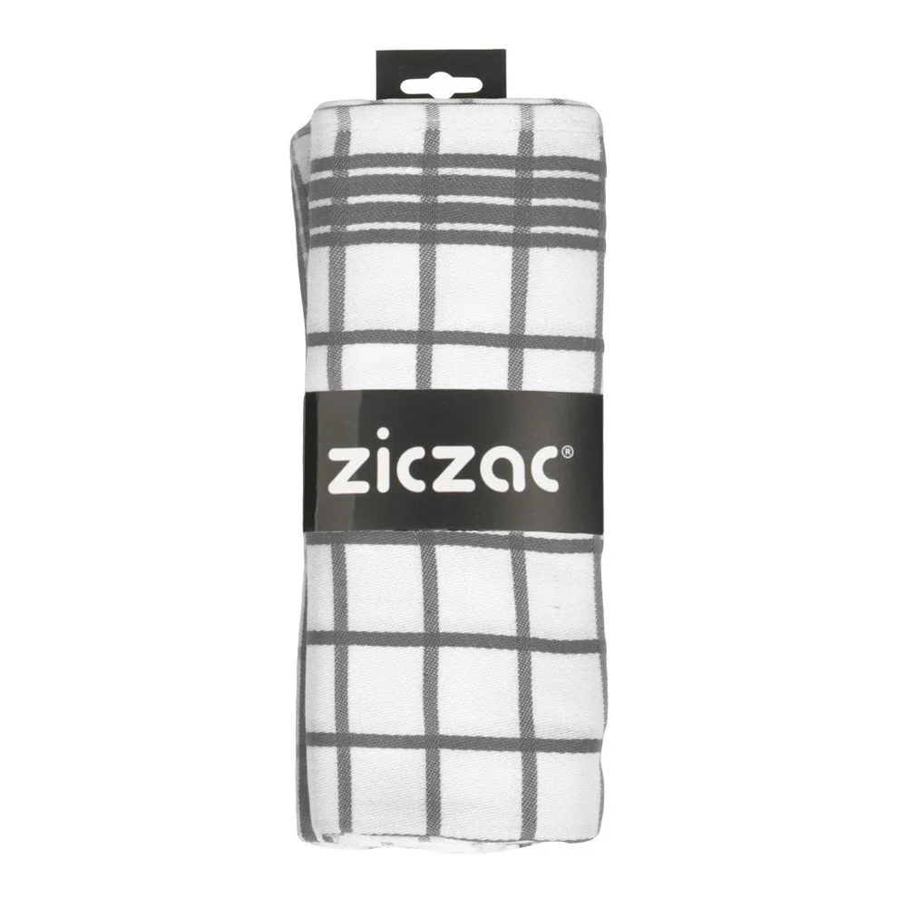 Bílo-šedá kuchyňská utěrka ZicZac Professional v:743260