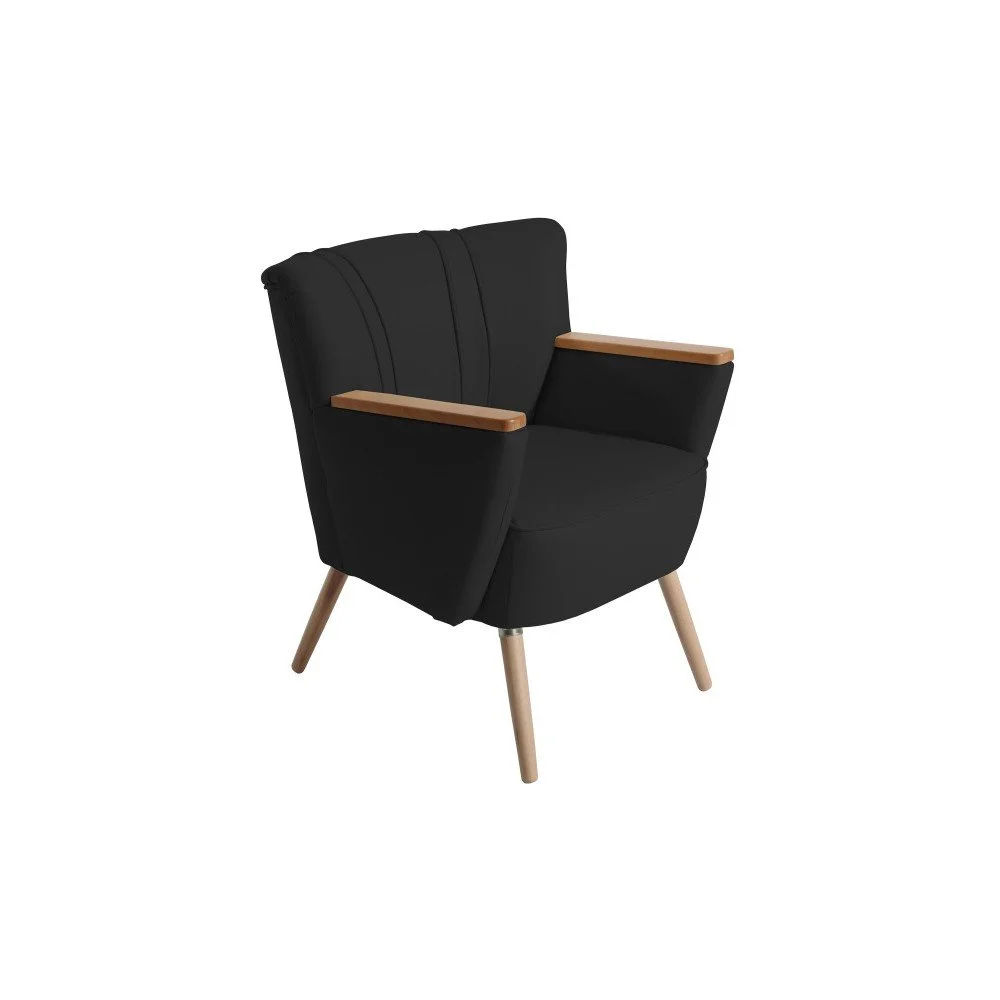 Černé křeslo Max Winzer Laurin Black v:1055958