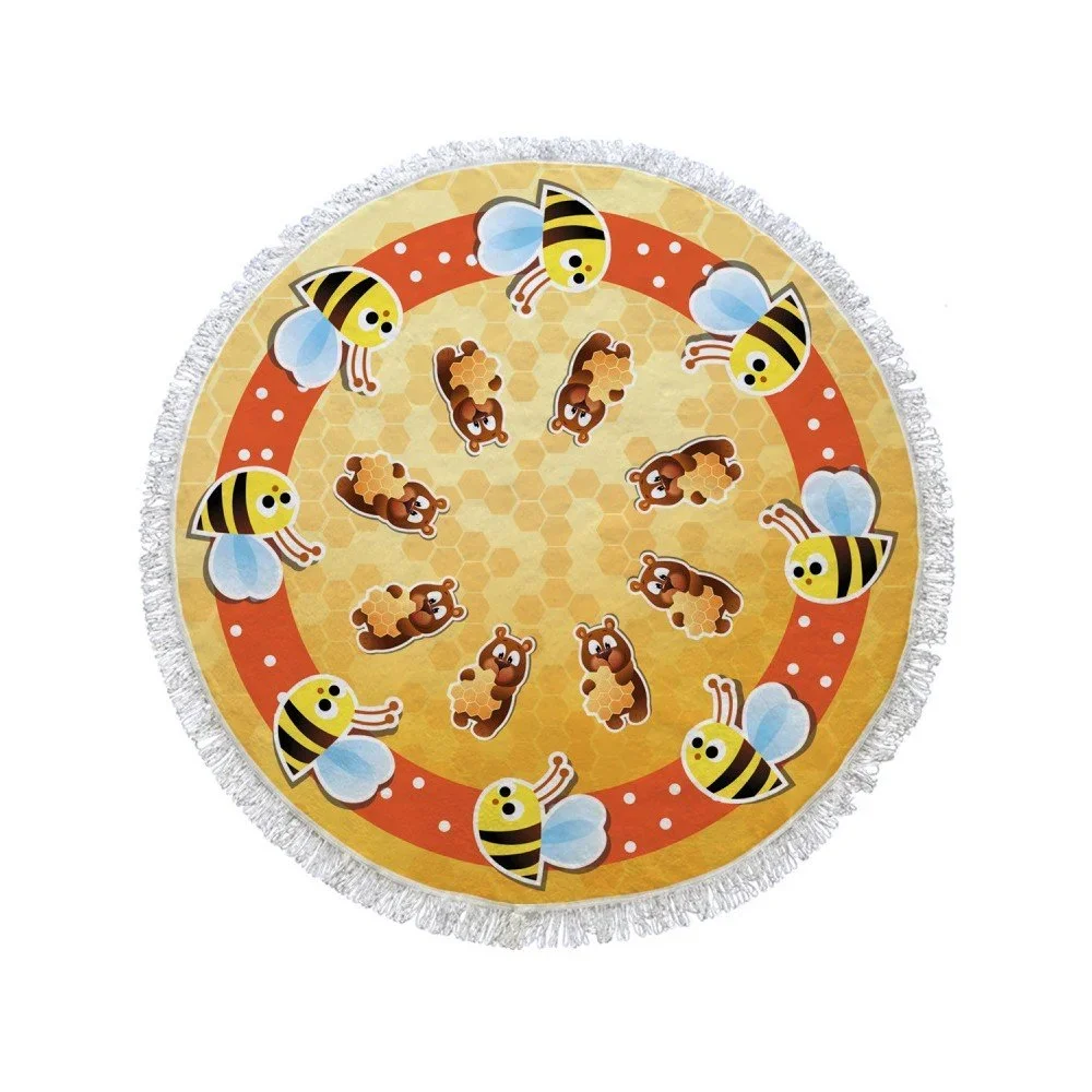 Kruhová osuška Honey Bee, ⌀ 105 cm v:825120