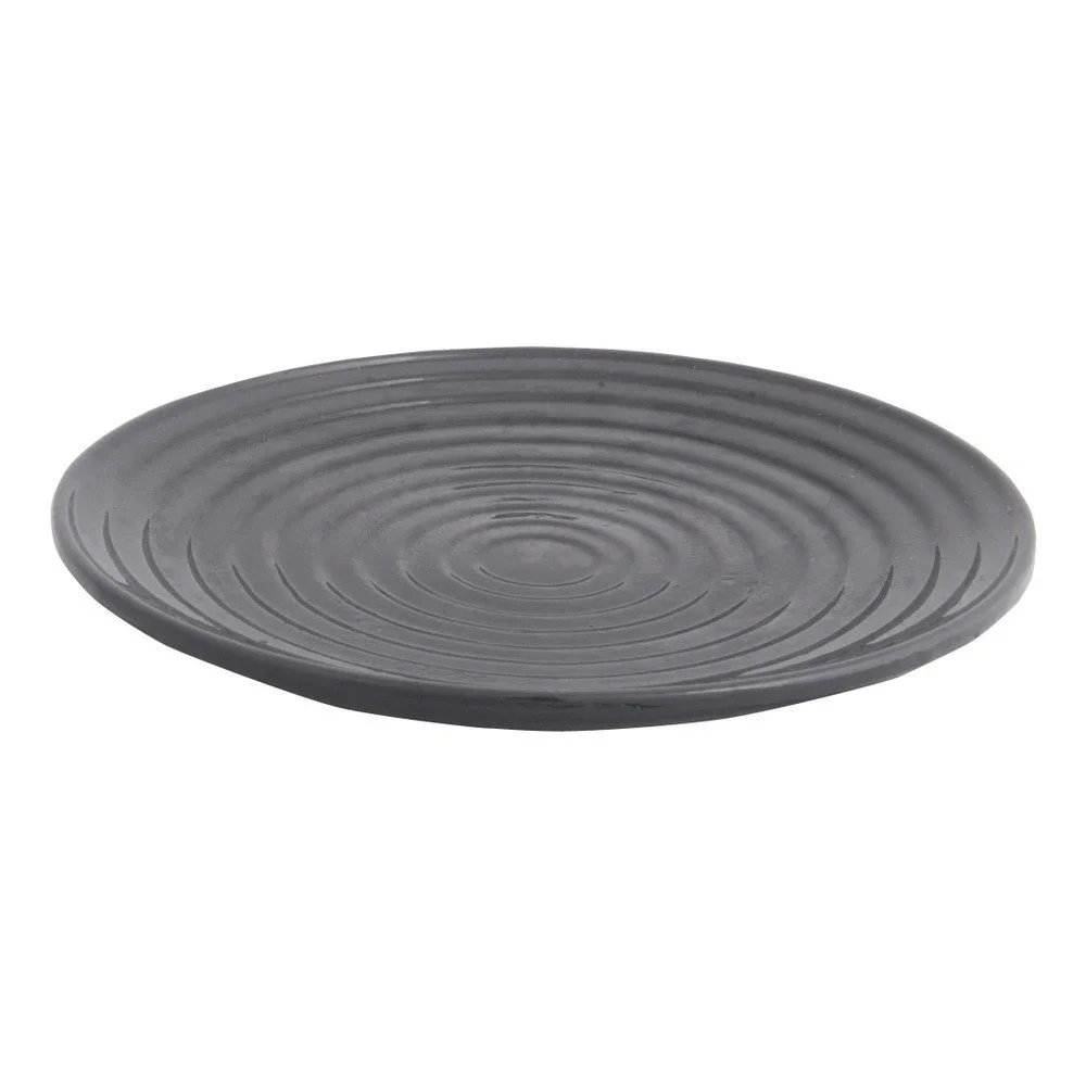 Šedá keramická koupací miska pro ptáky Esschert Design, ⌀ 27,4 cm v:967400