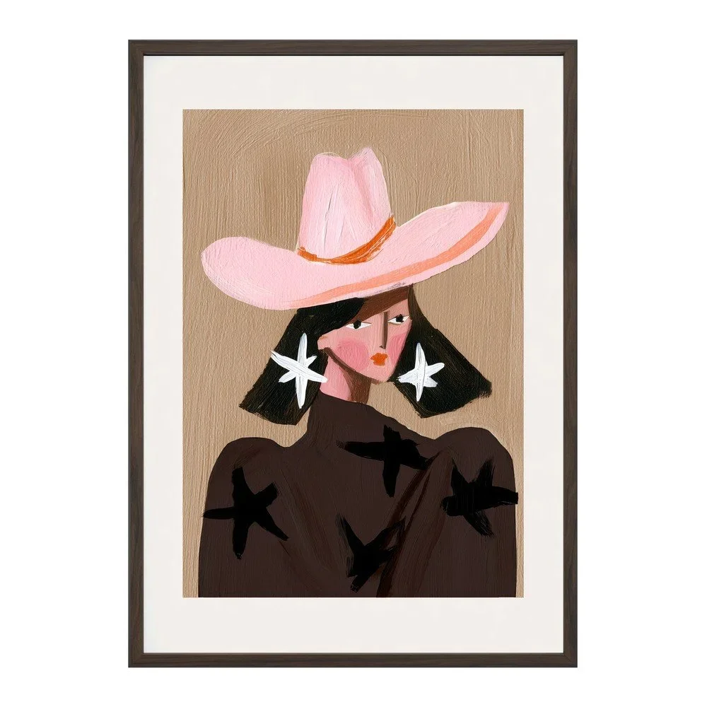 Tištěný obraz s rámem 50x70 cm Cowgirl – Styler v:1937108