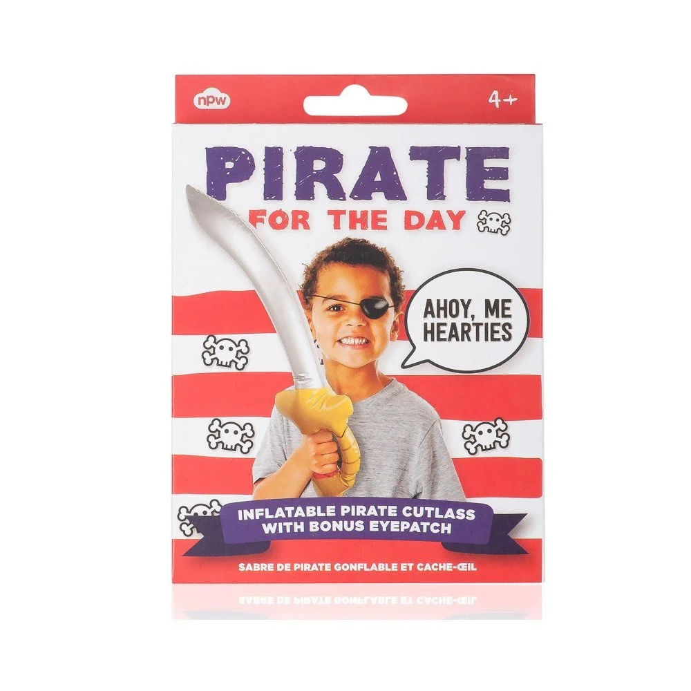 Set nafukovacího pirátského meče a pásky přes oči NPW Pirate For The Day v:862150