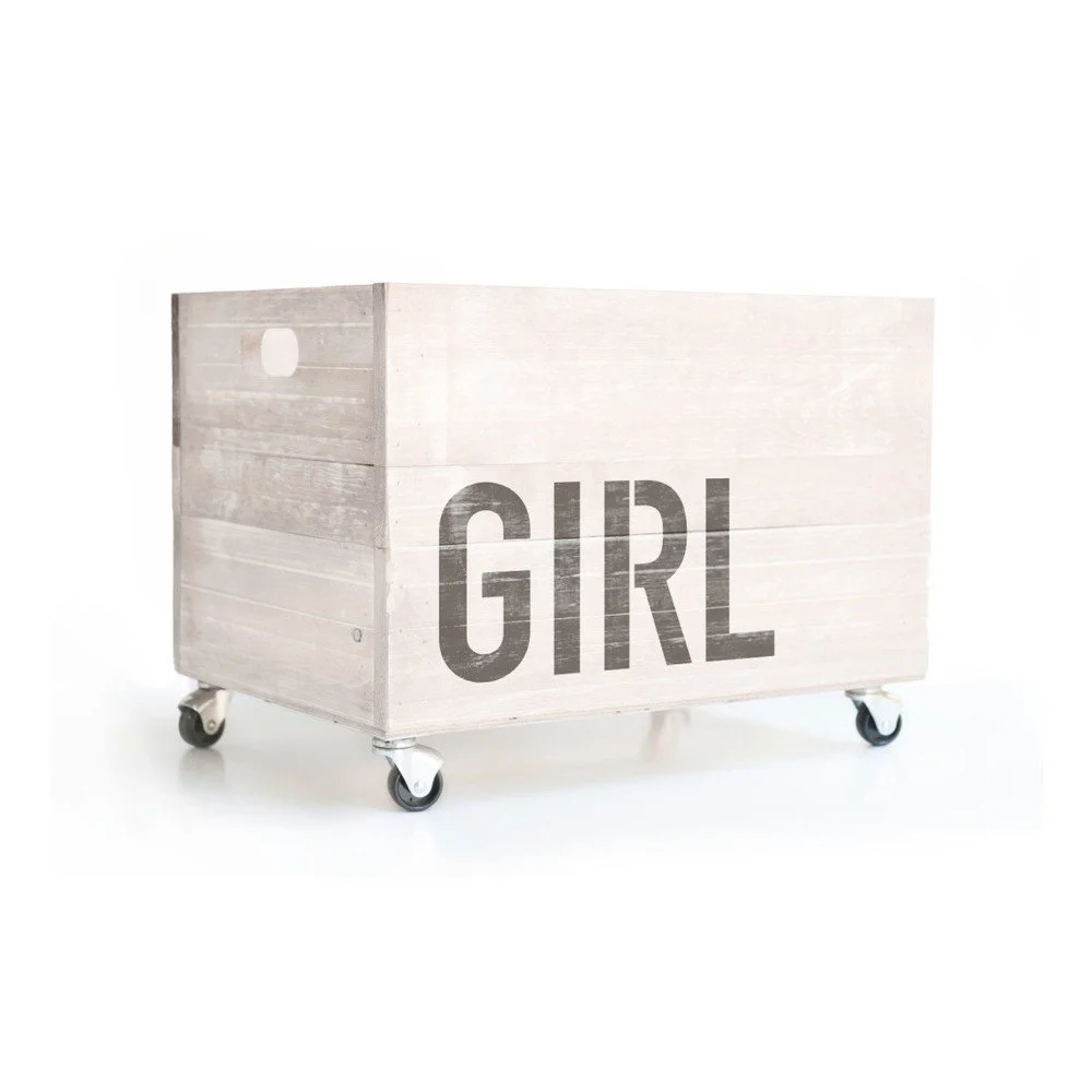 Bílý pojízdný box Really Nice Things Girl v:1016780 Bílý pojízdný box Really Nice Things Girl v:1016780