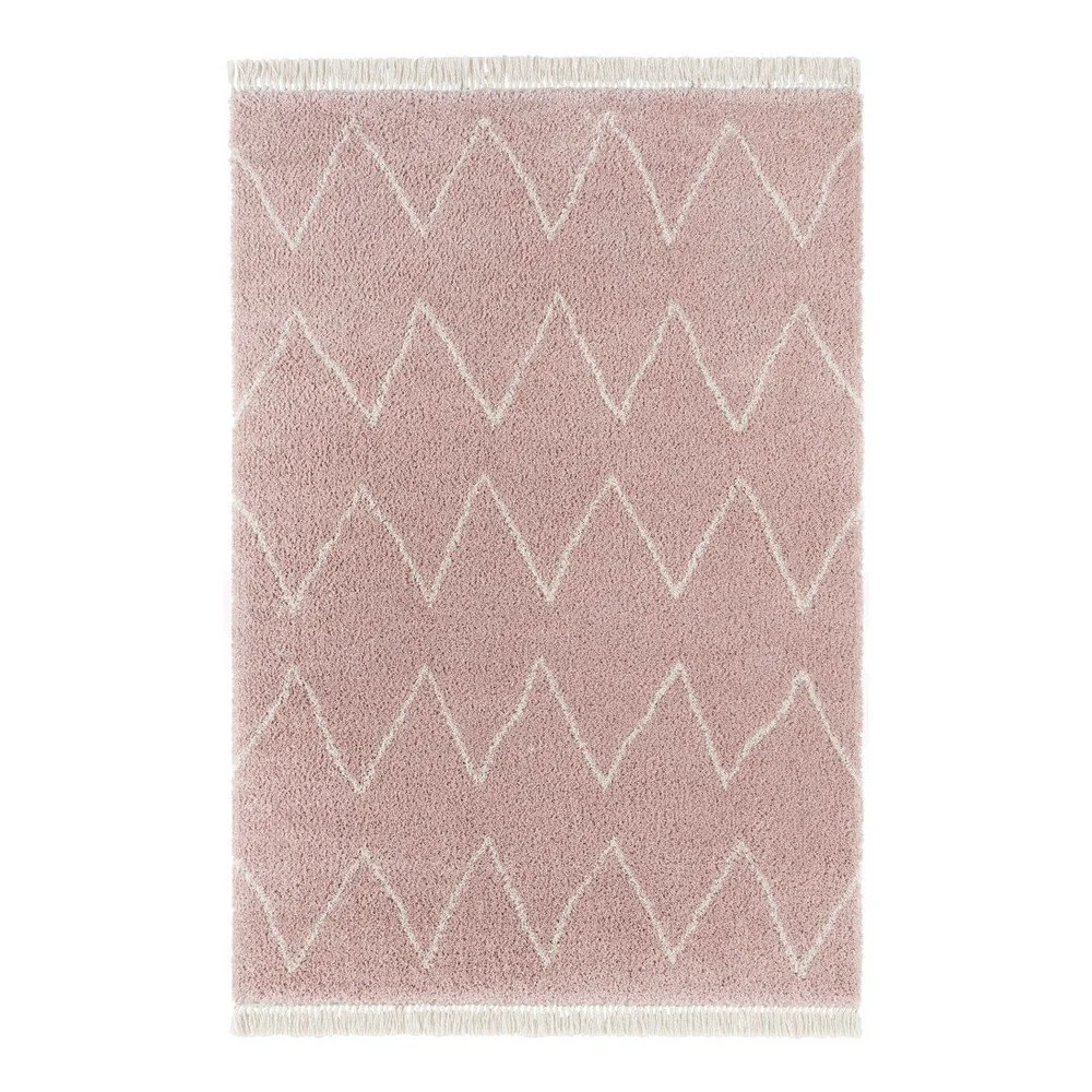 Růžový koberec Mint Rugs Rotonno, 120 x 170 cm v:1006408