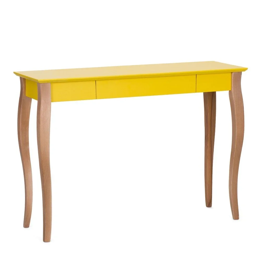 Žlutý psací stůl Ragaba Lillo, délka 105 cm v:749832