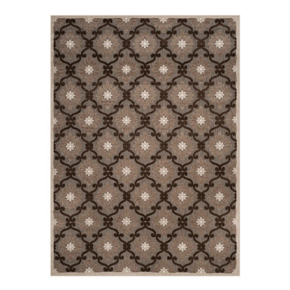 Hnědý koberec vhodný i na venkovní použití Safavieh Newburry, 231 x 160 cm v:868904