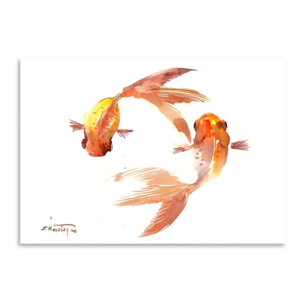 Autorský plakát Koi Feng Shui od Surena Nersisyana, 60 x 42 cm v:758686