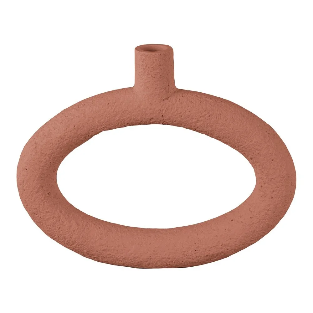 Hnědá váza PT LIVING Oval, výška 20,5 cm v:1409063