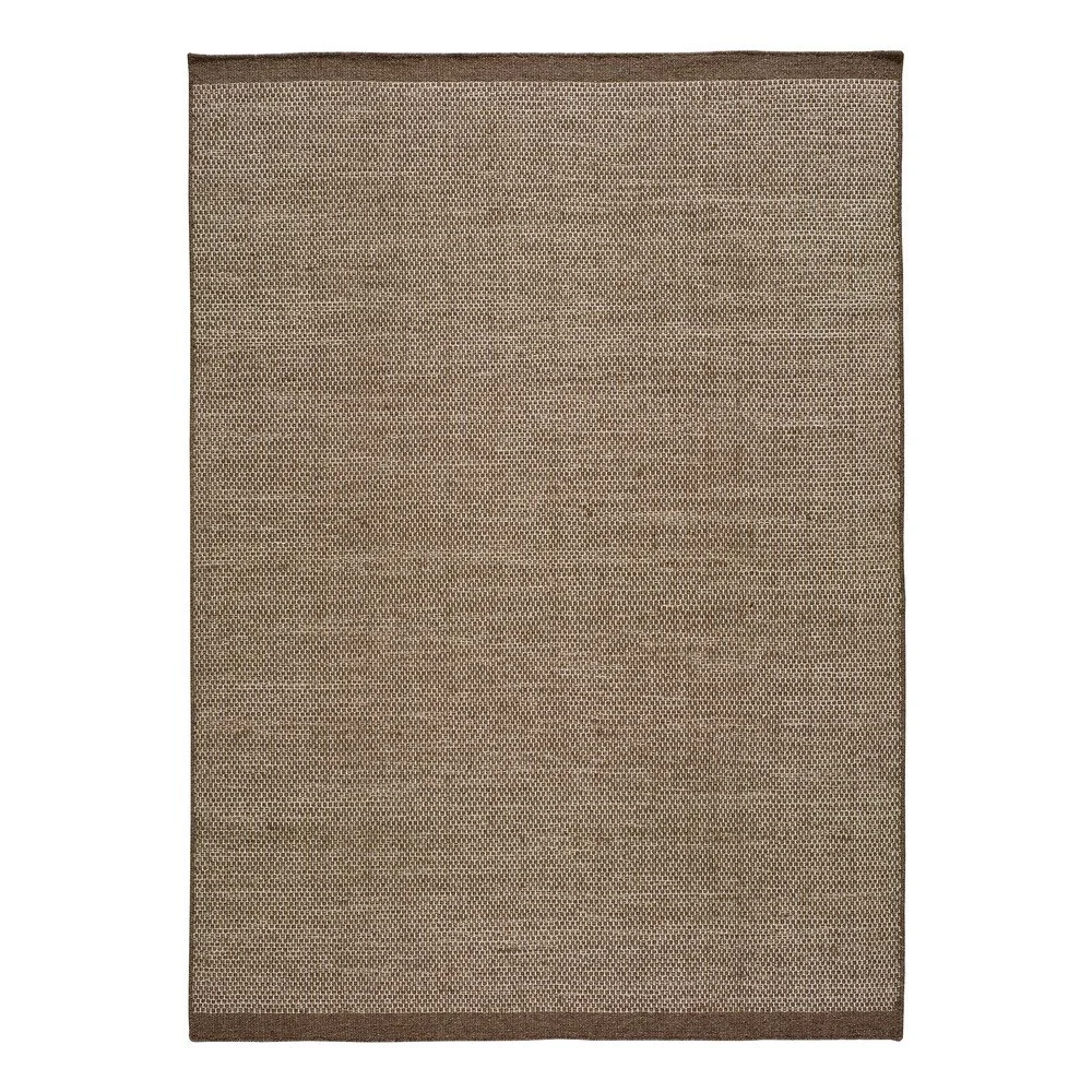 Hnědý vlněný koberec Universal Kiran Liso, 140 x 200 cm v:1391363