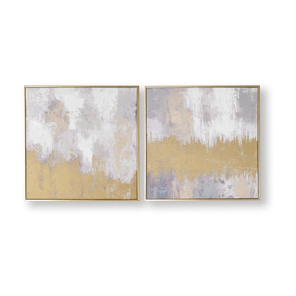 Vícedílný ručně malovaný obraz Graham & Brown Laguna Mist, 50 x 50 cm v:1030050