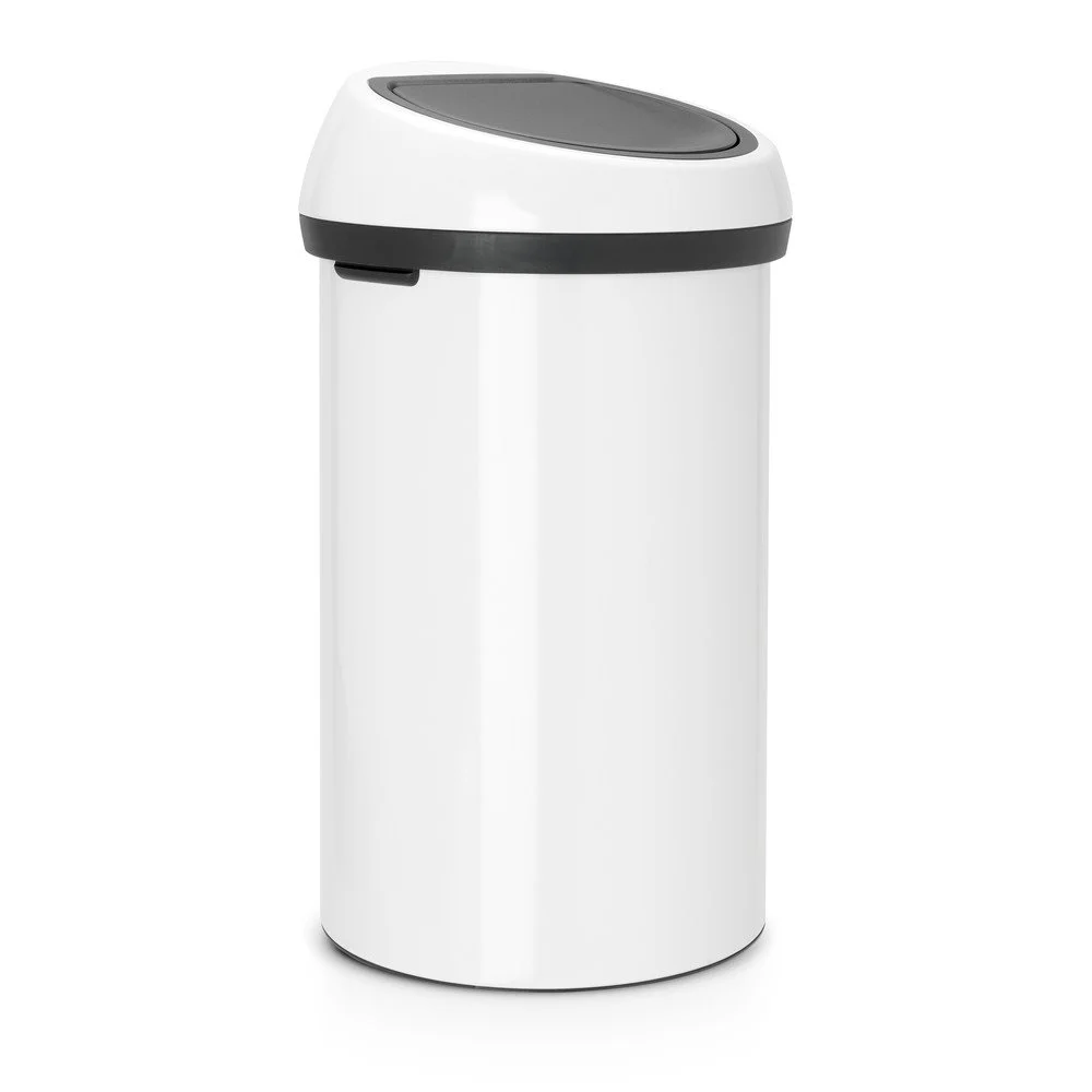 Bílý dotykový ocelový odpadkový koš 60 l Touch Bin – Brabantia v:1696028