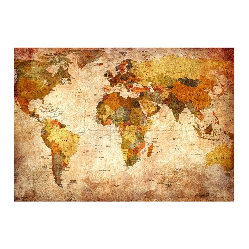 Velkoformátová tapeta Artgeist Old World Map, 400 x 280 cm v:1376351