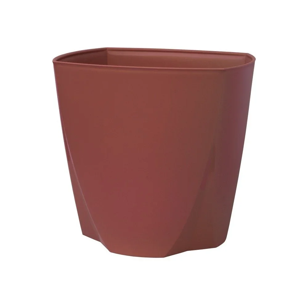 Červený květináč Plastia Camay, ø 20,5 cm v:1145500