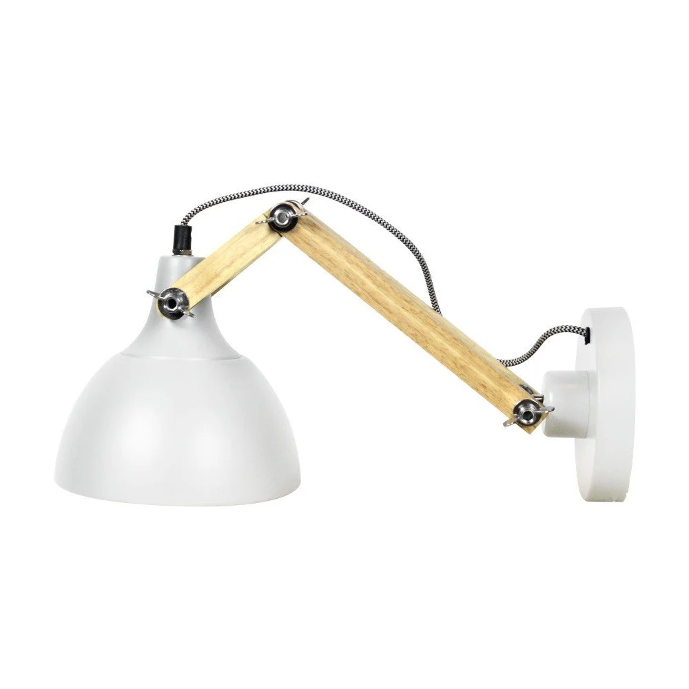 Bílá nástěnná lampa Red Cartel Dexter v:897448