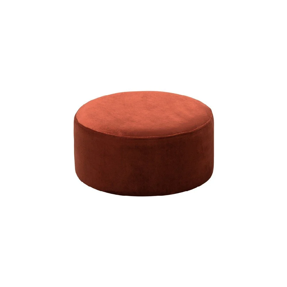 Oranžový puf J-Line Velvety v:1132908
