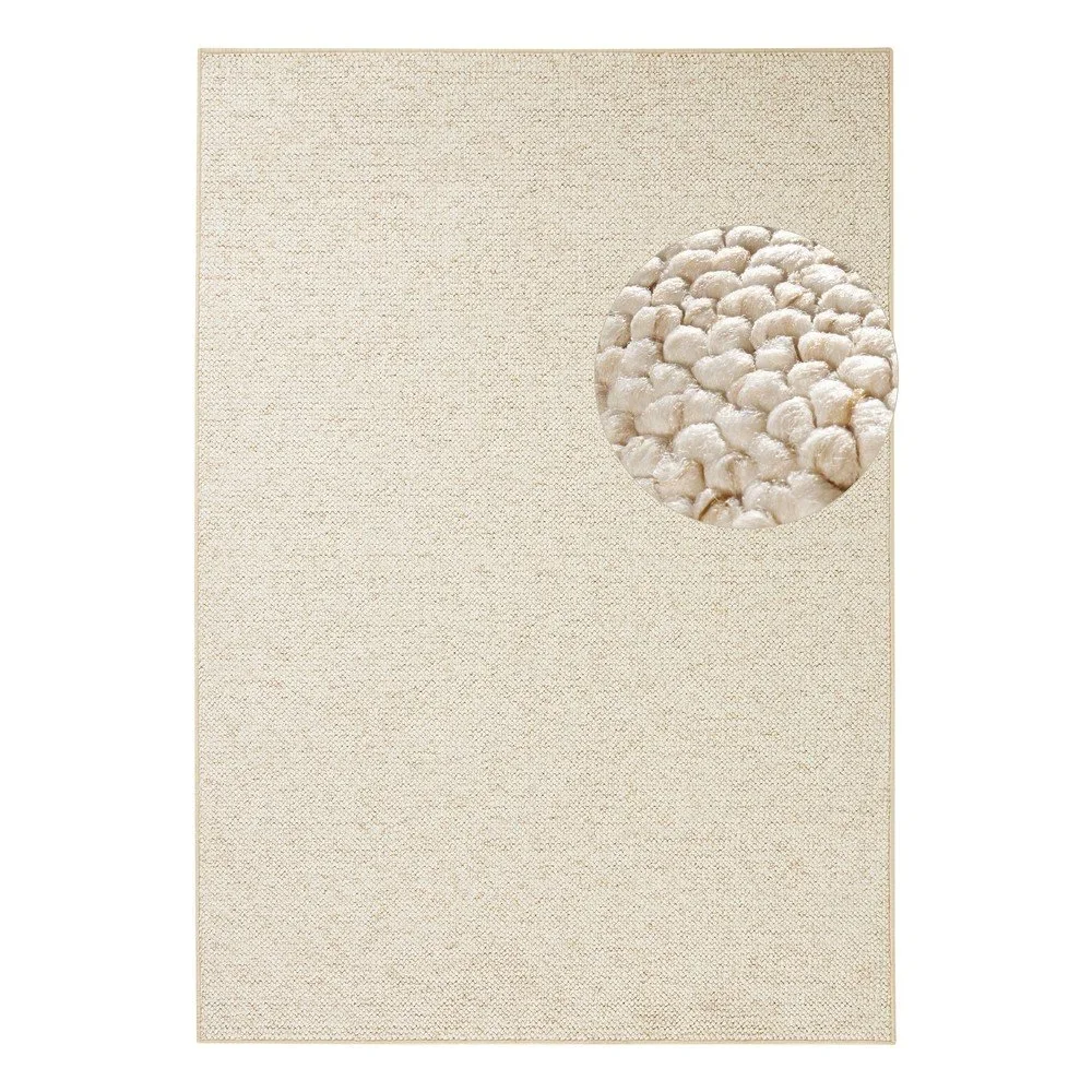 Krémový koberec 200x300 cm Wolly – BT Carpet v:900204