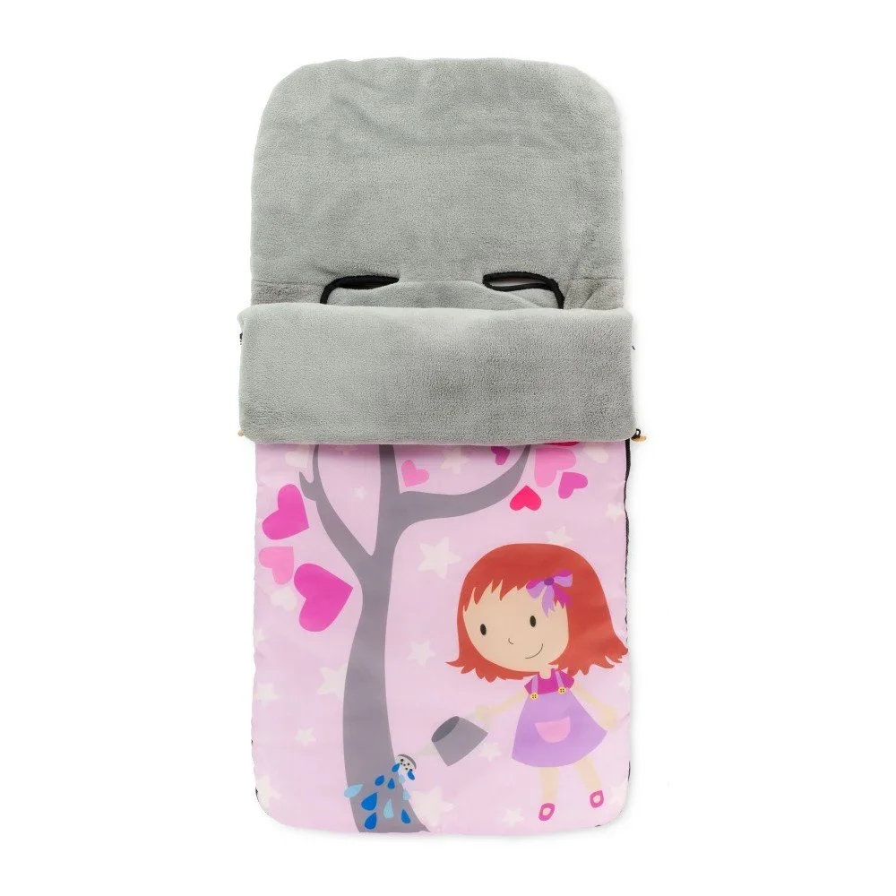 Růžový dětský spací pytel Naf Naf Girl, délka 93 cm v:1286974