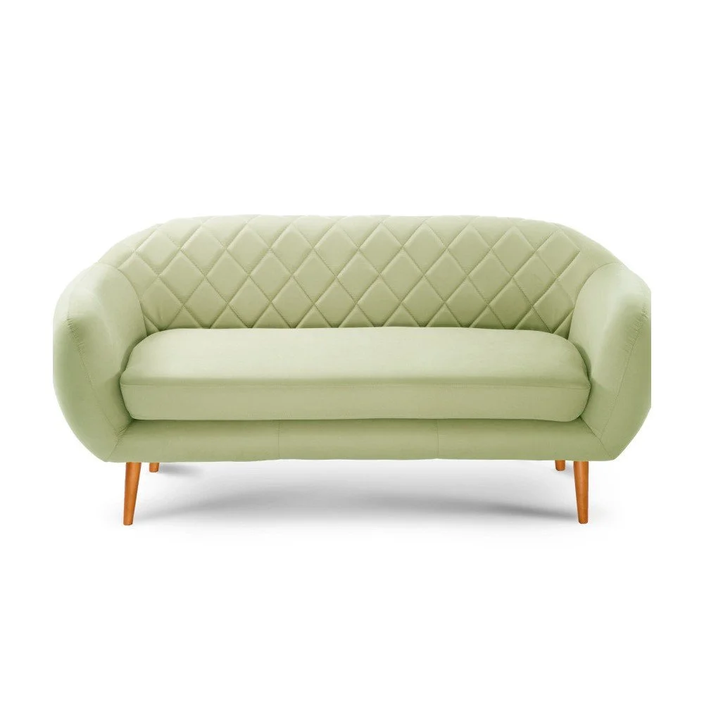 Pistáciově zelená trojmístná pohovka Scandi by Stella Cadente Maison Diva v:1167932