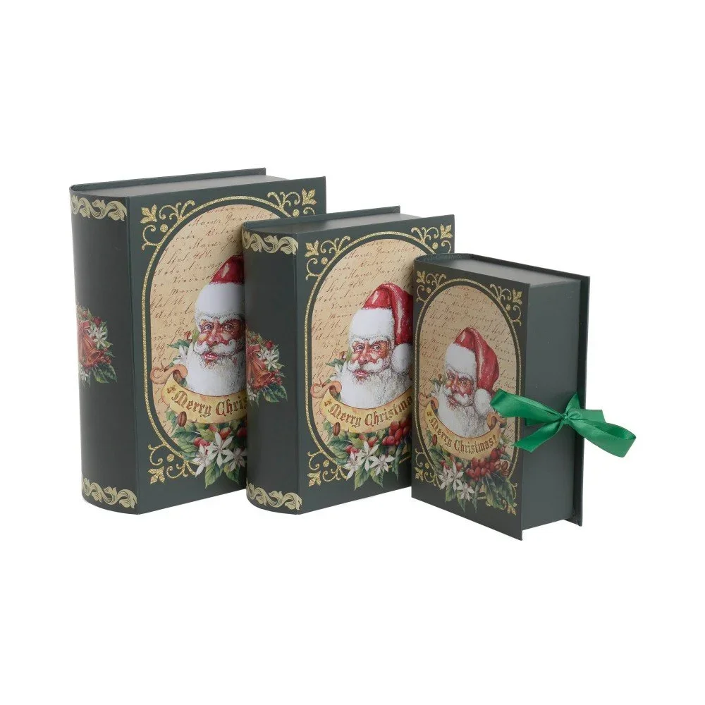 Sada 3 papírových boxů InArt Santa v:923036