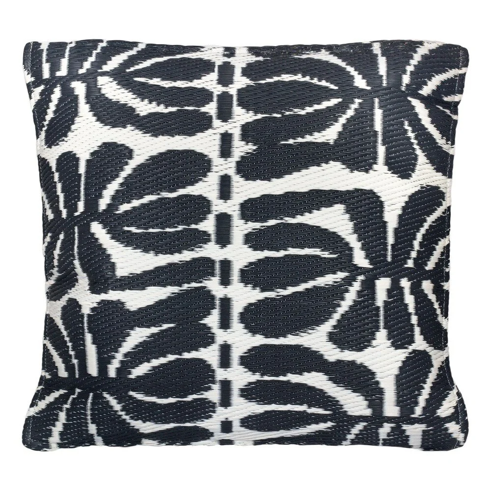 Černo-bílý venkovní polštář Fab Hab Serowe Black, 51 x 51 cm v:1328814