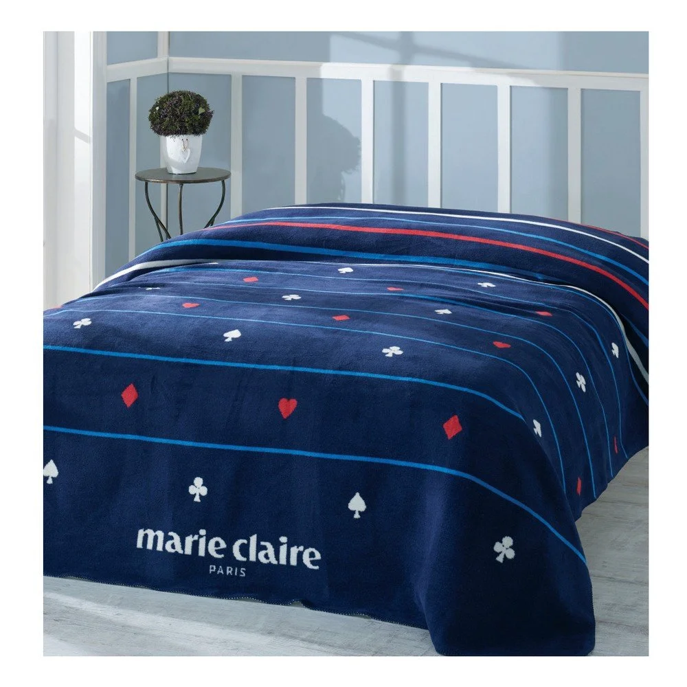 Modrá deka Marie Claire, 150 x 200 cm v:1111204