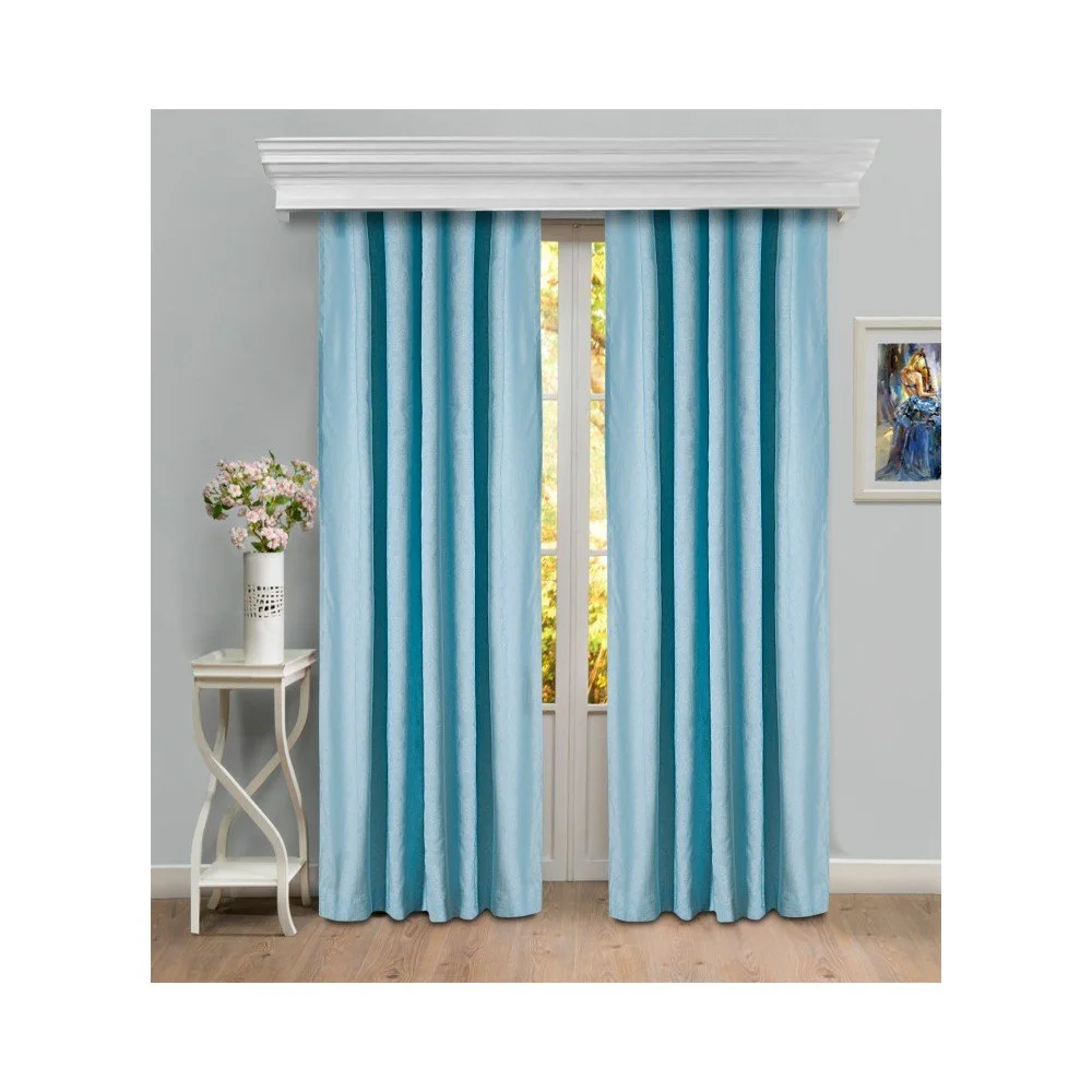 Sada 2 modrých závěsů Marvella Curtain Panel, 2,6 m v:868372