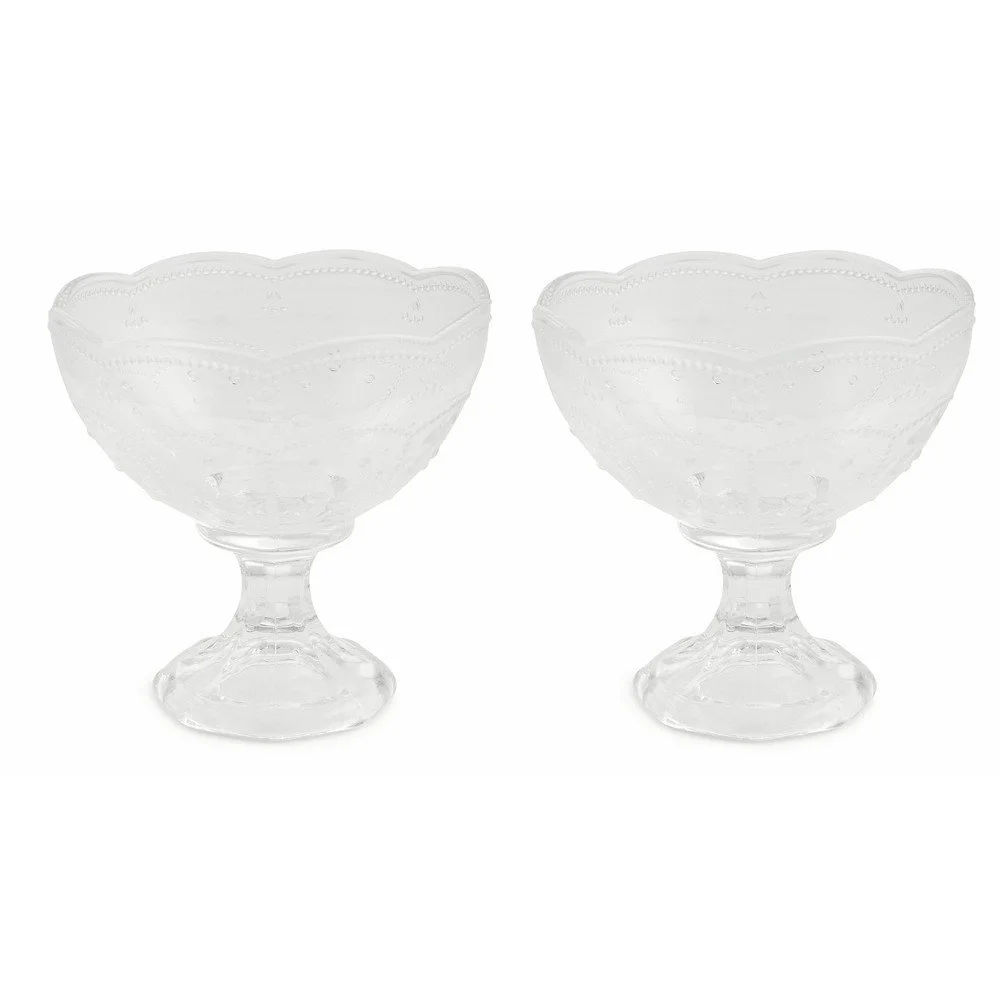 Sada 2 skleněných pohárů na zmrzlinu Villa d'Este Cream, 350 ml v:1205600
