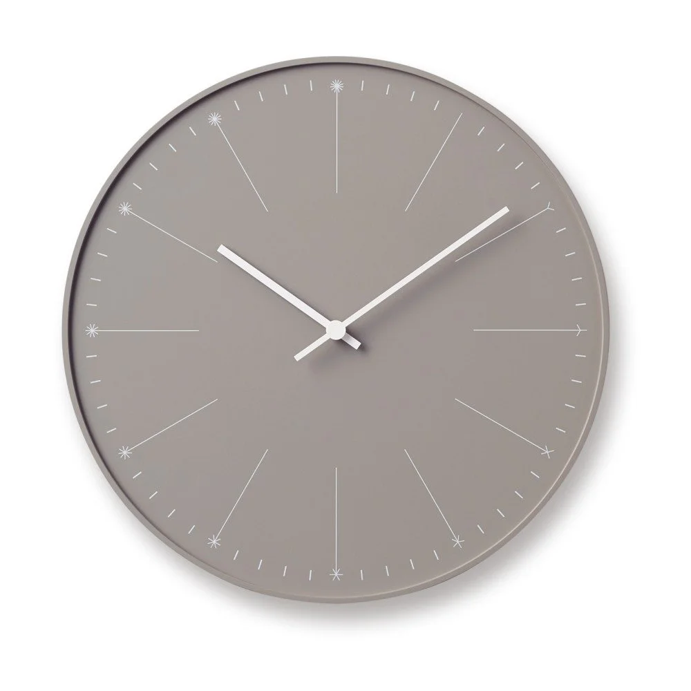 Béžové nástěnné hodiny Lemnos Clock Dandelion, ⌀ 29 cm v:817842